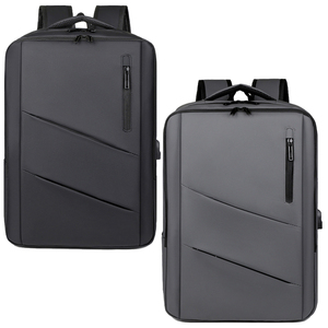 Mochila de Negocios de PU con Patrón de Rejilla de Diamantes, Diseño Unisex, Capacidad de 20-35L, Cierre Impermeable, para Viajes - Product Image 2