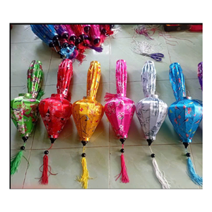 Custom Size Hoi An Silk Lantern Made in Vietnam Traditional Handcrafted Lantern for Wedding Garden Festival and Home Decoration - Product Image 1