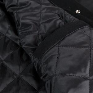 Blouson de baseball slim pour homme, style urbain, grande taille, longueur standard, personnalisé, en fausse fourrure de mouton, à bouton unique - Product Image 5