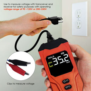 Détecteur de disjoncteurs numériques avec écran couleur VA 90-230V, testeur GFCI et détecteur de fuites NCV, traceur électrique professionnel - Product Image 2