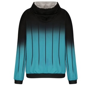 Sweat-shirt à capuche en coton avec poche avant, coupe classique, vêtement décontracté unisexe, tricoté, séchage rapide, 370g, style automne - Product Image 3