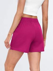 Conjunto Deportivo Informal para Mujer con Logotipo Personalizado, Pantalones Cortos de Gimnasio, Ropa Deportiva con Bolsillos con Cremallera - Product Image 4