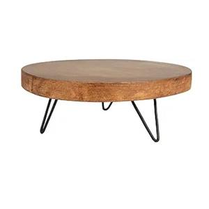 Support à gâteau en bois rustique, présentoir à cupcakes, centre de table de mariage, présentoir à desserts, piédestal pour gâteau d'anniversaire - Product Image 1