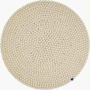 Tapis en feutre de laine de roche de haute qualité, commande en gros, fabricant de tapis avec logo personnalisé, tapis au design minimaliste en forme de galets - Product Image 1