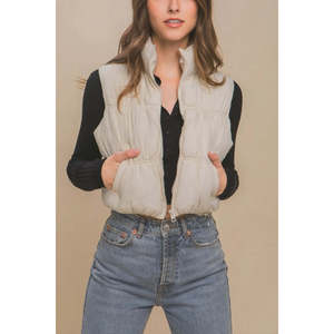 เสื้อโค้ทเสื้อกั๊กคอเต่ามีซิปรูดลายต้นไม้แห่งความรักของผู้หญิง - Product Image 1