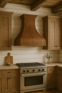 Campana Extractora de Cobre de Diseño Clásico Hecha a Mano con Ventilación para Chimenea, Montada en la Pared, en Oferta a Precio Mayorista - Product Image 1