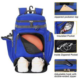 Portable Waterproof Organized Pickleball <b>Backpack</b> <b>Multi</b> <b>Compartment</b> Durable Lightweight Design Men Women Training Outdoor Sports - Product Image 4