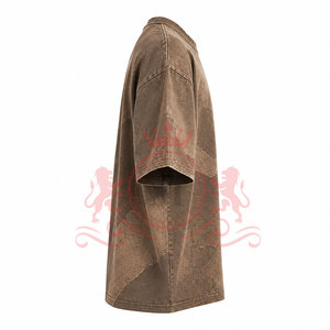 เสื้อยืดคอตตอนเนื้อนุ่มพรีเมียม ทรงหลวมแบบดรอปโชว์เดอร์ สีซีดสไตล์วินเทจ ดีไซน์สบายๆ สำหรับแฟชั่นประจำวันและความสบายที่ยาวนาน - Product Image 5