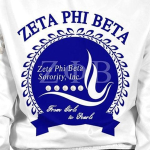 Zeta Phi Beta Satin Varsity Womens <b>Jacket</b> <b>Jacket</b> for <b>Men</b> Blue <b>White</b> Sorority Greek Apparel ZPB 1920 Embroidered Premium - Product Image 4
