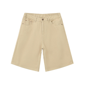 Pantalones Cortos de Mezclilla Personalizados para Hombre, 100% Algodón, Casuales, Vintage, Lavados, de Verano, Cintura Media, Corte Recto, Ecológicos, OEM, ODM, Venta al Por Mayor - Product Image 5