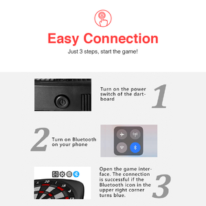 2024 électronique Premium en ligne pour jeu de fléchettes Bluetooth avec divers jeux Offres Spéciales produit - Product Image 4