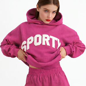 Sweat à capuche oversize pour femme, style streetwear moderne, coupe droite, longueur au-dessus du genou, couleur unie, pour tenues décontractées d'été au quotidien - Product Image 5