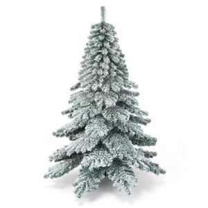 Albero di Natale Artificiale in PVC Innevato di 1,8 Metri per Decorazioni Festive - Product Image 1