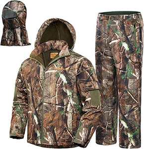 Nouvelle Collection 2026 Shero : Vêtements de Chasse Softshell pour Hommes – Veste et Pantalon de Chasse Unis, Imperméables et Isolés - Product Image 4