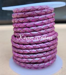 Prix de gros cordons en cuir métallique pour les résultats de bijoux et composants avec couleur personnalisée - Product Image 2