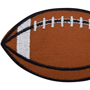 Patchs brodés imperméables de forme ronde pour vêtements, chapeaux et sacs, avec logo frontal, service OEM - Product Image 1