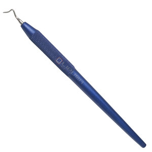 Herramienta para Modelar y Tallar Fisuras, Color Azul, N.° [Número] 3 Instrumentos Dentales de Doble Punta de Acero Inoxidable para Cera Restauradora - Product Image 1