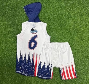 Uniformes de Fútbol Americano 7v7 Personalizados 2026 con Logotipo, Transpirables, Compresivos, 100% Poliéster, Bajo Costo - Product Image 1