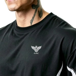 Mens Loose Flame Print <b>T</b>-<b>Shirt</b> Short Sleeve Crew Neck Black <b>White</b> Streetwear Casual Wholesale <b>Bulk</b> - Product Image 5