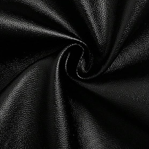 Men's Black Polyester Satin Shorts Mid Rise Drawstring Waist Quick Dry Casual Style Woven Fabric Solid Color - Product Image 4