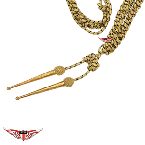Aiguillette Customized High Quality Tactical Aiguillette Cords Custom Aiguillettes <b>Accessories</b> with Metallic Golden Tip - Product Image 5