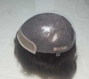 skin types Human Hair Toupee <b>Medium</b> Length 130% Density Glueless Swiss Lace Cap Natural Black Indian Remy Hair Light <b>Brown</b> Lac - Product Image 6