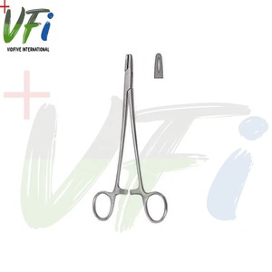 Mass General Hospital-Style Manual Stainless Steel Needle <b>Holder</b> - Product Image 3