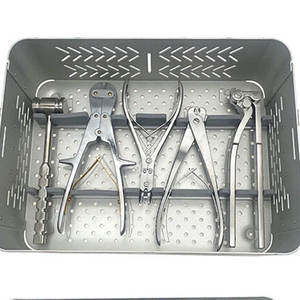 Azicon's Small Animal Fracture Surgery Kit Veterinary Orthopedic Bone Locking Plate <b>Screws</b> Drill <b>Bit</b> Instruments <b>Set</b> - Product Image 6
