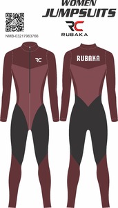 Combinaison de sport personnalisée pour femme, manches longues, tenue de performance une pièce, vêtements d'entraînement - Product Image 2