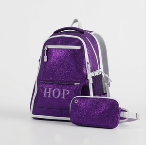 Custom Glitter Cheerleading <b>Backpack</b> Sparkly Cheer Bag OEM Wholesale Dance Team Bag Personalized Logo Large Capacity <b>Backpack</b> - Product Image 4