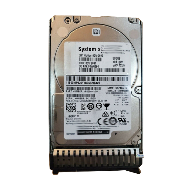 IXX 00Y2683 600GB 10K 2.5" SAS 6Gbps HDD Hard Drive