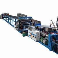 Ligne de production de machines d'extrusion de coffrage en plastique PP à vis simple avec PLC, pompe, roulement, moteur et engrenage