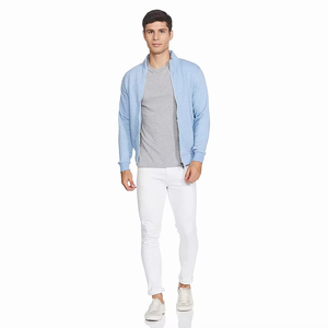 Sudadera de invierno para hombre con capucha, mangas largas, cremallera, cuello alto, posibilidad de aplicar un logotipo en la parte delantera, transpirable. - Product Image 2