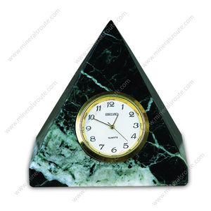 Black Marble with <b>Clock</b> Decorative Natural Stone Timepiece <b>Table</b> <b>Clock</b> for Living Room And Hotel Home Decoration - Product Image 2