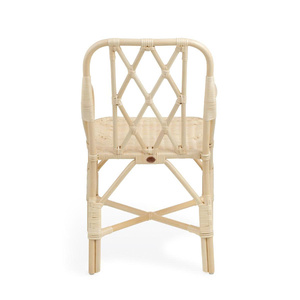 Silla de comedor de ratán natural, silla decorativa de mimbre hecha a mano para cafetería, restaurante, cocina, sala de estar, decoración de muebles - Product Image 4