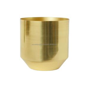 Tarro de vela de Metal de alta calidad, Metal ligero, otros portavelas, contenedor de cera, tarro de vela Premium chapado en oro de Metal listo - Product Image 1