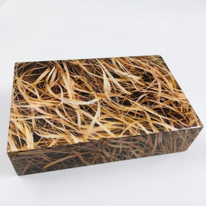 Custom Enamel Trinket <b>Box</b> Luxury Decorative Organizer with Lid for <b>Vanity</b> Table Home Decoration and Gifting - Product Image 2