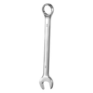 Set di chiavi combinate metriche SAE da 44 pezzi, a 12 punte, con estremità a bussola angolata a 15 gradi e apertura a rotella - Product Image 1