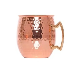 Taza de Cobre Clásica, Elegante Vaso para Cócteles Moscow Mule y Fiestas - Product Image 2