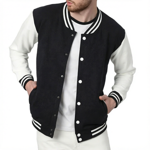 Veste universitaire personnalisée pour homme, vêtement d'extérieur de baseball, respirante, coupe régulière, coupe-vent, style streetwear universitaire - Product Image 1