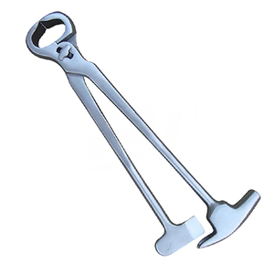 Hoof Farrier Manual Metal Nail <b>Driving</b> Hammer Stainless Steel Handle Farrier Tools Horse <b>Shoeing</b> Hammers Surgical Instruments Ho - Product Image 1