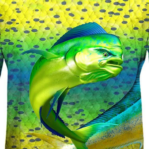 Maillot de pêche personnalisé à manches longues pour homme, respirant, imperméable, UPF 50, antibactérien, 100 % polyester, grandes tailles, prix raisonnable - Product Image 6