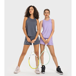 Meilleures ventes directes d'usine : Débardeur décontracté pour femme, couleurs unies, haute qualité, léger, respirant, séchage rapide, tricoté à l'avant - Product Image 6