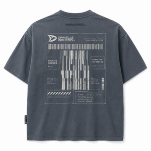 T-shirt pour homme en coton 100% de 280 g/m², impression personnalisée en relief, vente en gros, streetwear - Product Image 2