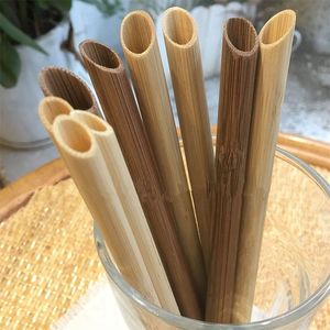Pajitas de Bambú con Logotipo Personalizado, 100% Bambú Natural, Desechables, Biodegradables, Libres de BPA, para Restaurantes, Fiestas y Bares - Product Image 1