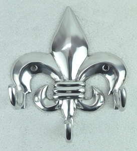 Mirror Polish Coat <b>Hook</b> Towel Cloths <b>Key</b> Holder <b>Wall</b> & Door Mounted Decorative <b>Hooks</b> Floral Style Decoration For Home - Product Image 4