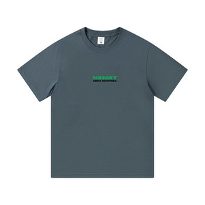 เสื้อยืดลำลองผู้ชายทรงโอเวอร์ไซส์ ไหล่ตก สไตล์สตรีทแฟชั่น ผ้าฝ้าย เรียบง่าย สไตล์มินิมอล - Product Image 6