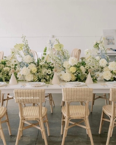 Chaises en rotin faites à la main pour enfants, idéales pour la location événementielle, les anniversaires d'enfants, les mariages, la décoration naturelle de style bohème pour événements. - Product Image 3