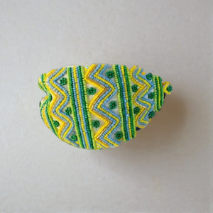 Handmade <b>Beaded</b> Zigzag Pattern Style Comfortable Soft <b>Headband</b> Colorful Embroidered Fabric Hair Accessory Casual Wear Parties - Product Image 2