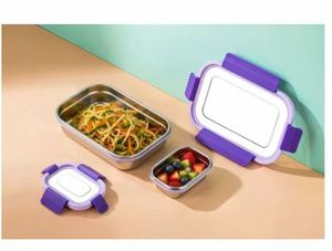 Super Quality Leakproof Stainless Steel <b>Lunch</b> <b>Box</b> Easy food Arrangement For Everyday Meal Storage At Best Price - Product Image 3